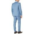 thumbnail image 5 of Adam Baker by West End Men's 910930 2-Piece Slim Fit End On End Suit- Powder Blue - 40R, 5 of 5