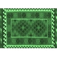 thumbnail image 1 of Ahgly Company Indoor Rectangle Oriental Emerald Green Traditional Area Rugs, 7' x 10', 1 of 4