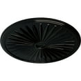 thumbnail image 3 of 33 1/8"OD x 3 1/2"ID x 1 3/8"P Leandros Ceiling Medallion (Fits Canopies up to 5"), Hand-Painted Black Pearl, 3 of 6