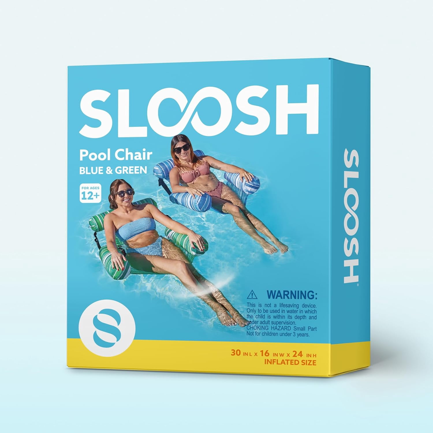 Inflatable Pool Floats Adult,2 Packs Floating Lounge Chairs,Blow up Pool Noodles for Adult Heavy Duty,Floating Chair for Party Summer Water Beach Lake Fun