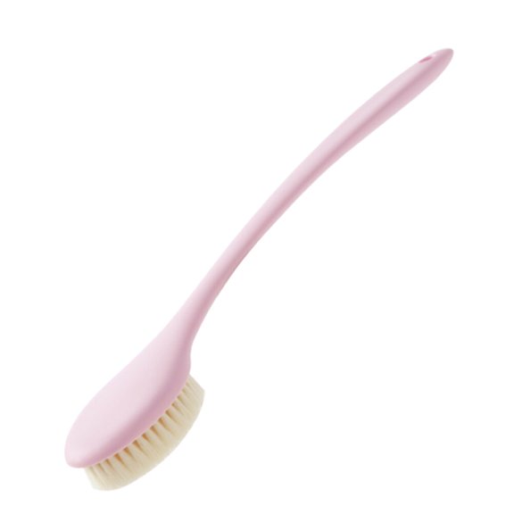 Foot Massager Scrub Brush with Long Handle Bristle Bath