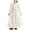 Beige, variant on YunPes Girls Floral Dress Spring Summer and Autumn Long Sleeve Waist Middle and Large Children Cute Comfortable Long Dress Casual Dress
