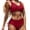 Wine, variant on Women High Waisted Bikini 2 Piece Bathing Suits Full Coverage Swimsuits Striped Shorts Set Women Bikini Set Push up Teens Woman Swimming Suit with Shorts Women Swim Shorts And Top plus Size Leopard