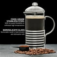 thumbnail image 2 of OVENTE 34 Ounce French Press Carafe Coffee & Tea Maker with Scoop, Easy to Clean, Silver FSH34S, 2 of 9