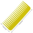 thumbnail image 4 of Comb Plastic Scalp Care Head Massage Round Teeth Comb plastic home comb Home Self Hairdressing Salon Tool, Yellow, 4 of 7