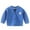 Blue, variant on SGFCWSX Girls Knit Cardigan Kids Winter Button Down Warm Sweater Jacket Gray Size 4-5Years