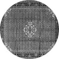 thumbnail image 1 of Ahgly Company Indoor Round Persian Gray Traditional Area Rugs, 6' Round, 1 of 1