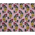 thumbnail image 4 of oneOone Polyester Lycra Fabric Leaves & Floral Block Print Sewing Fabric BTY 56 Inch Wide, 4 of 4