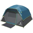 thumbnail image 1 of Carpa CAMEL CROWN para 4 Personas, Impermeable para Camping y Senderismo, 1 of 7