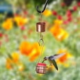 thumbnail image 4 of Monarch Abode Hummingbird Feeder, Single, Pure Copper, 4 of 7