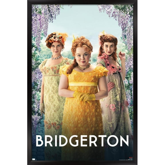 Netflix Bridgerton - Ladies Wall Poster, 14.725" x 22.375", Framed