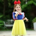 thumbnail image 3 of KAWELL Yellow Dress Princess Dress Up Halloween Masquerade Costume, 3 of 6