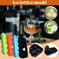 thumbnail image 4 of Wovilon Ice Cube Tray Ice Lattice 8 Ice Ball Molds Dslicone Ice Tray Molds Whiskey Silicone Ice Making Molds For Kitchen Wholesale Hot Selling, 4 of 4
