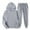 AQ17-Light Gray, variant on Womens Mens 2 Piece Outfits Lounge Hoodie Sweatsuit Sets Oversized Sweatshirt Baggy Fall Winter Comfy Sweatpants With Pockets Navy XL