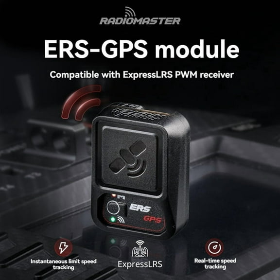 ERS-GPS GPS Module High Precision Real-Time Tracking Compatible with ExpressLRS PWM Receiver for FPV Drone Car Boat