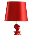 thumbnail image 3 of Benjara BM231809 Lampe de Table en Tissu avec Base en Polyresine Clown, Rouge, 3 of 5