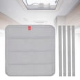 thumbnail image 6 of funtasica RV Window Shade RV Skylight Vent Cover Window Blackout Shade Hiking Outdoor Foldable Travel Trailer RV Roof Vent Cover Gray, 6 of 8
