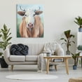 thumbnail image 3 of Stupell Industries Brown Cow Gazing Portrait Animals & Insects Painting Gallery Wrapped Canvas Art Print Wall Art, 36 x 48, 3 of 8