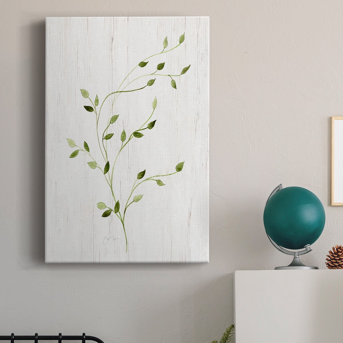 Windblown Leaves I Premium Gallery Wrapped Canvas - Ready to Hang
