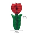 thumbnail image 6 of Dserhfy Spring Tulip Flower Honeycomb Centerpieces Paper Tulip Floral Honeycomb Ceiling Hanging Decoration for Office Home Wedding Birthday Decor, 6 of 8