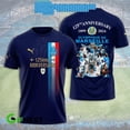 thumbnail image 2 of Olympique De Marseille 125th Anniversary The Memories Since 1899 Hoodie T-Shirt, 2 of 6