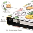 thumbnail image 3 of FORMRS 3 Ring Photo Album 4"x6" Self Adhesive Large Capacity PU Leather Cover, Cute Vegetables, 3 of 8