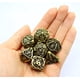 thumbnail image 5 of Juego de dados DND ALOBGHDC con forma de calavera, poliédrico hueco, 7 unidades, con caja, 5 of 6