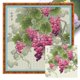thumbnail image 1 of Kit Punto Cruz Uva Impreso Hilo Algodón Ecológico Bordado Parcial 11CT 60x60cm, 1 of 9