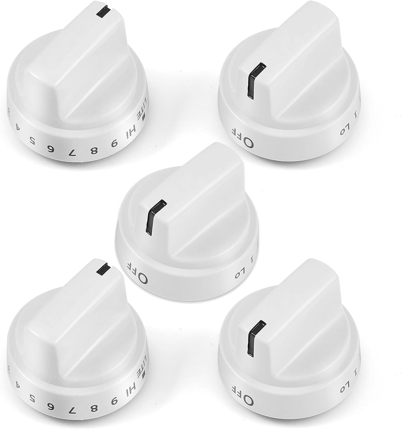 Aniceparthy WB03X24795 Stove Knobs Compatible with GE Gas Range,Replacement Burner Control Knobs