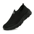 thumbnail image 6 of Baorden Men's Sports Shoes Fashion New Style Simple Solid Color Mesh Breathable Comfortable Lightweight Slip-On Casual Shoes, 6 of 9