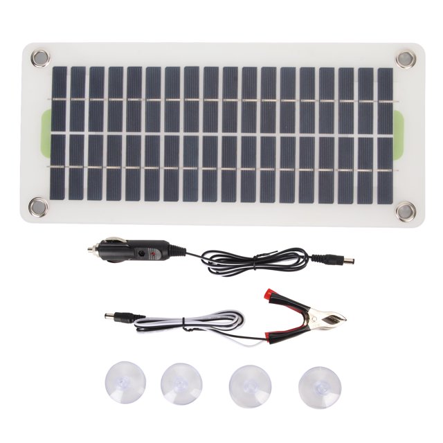 Portable Solar Panel, Solar Panel 12V 30W Internal Diodes Multi Layered Sheet Laminations For Car