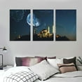 thumbnail image 3 of Ullo0ord s Islamic Wall Art Arabic Calligraphy Wall Art Large Landscape Wall Art Modern Decoration Canvas Art And Wall Art Picture Print Modern Family Bedroom Decor, 3 of 4