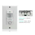 thumbnail image 5 of AC 110v PIR Motion Sensor Light Switch Detector Infrared Wall Occupation White, 5 of 5