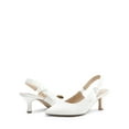 thumbnail image 5 of DREAM PAIRS Women’s Slingback Kitten Heel Closed Toe Pumps – Low Heels, Elegant Dress Shoes for Wedding, Bridal, Party, and Casual Wear, 5 of 8