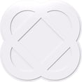 thumbnail image 1 of Ekena Millwork CMP34CE 34 in. OD x 13.5 in. Square Charlotte Architectural Grade PVC Contemporary Ceiling Medallion, 1 of 1