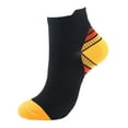thumbnail image 1 of Innerwin Sports Sock Ankle Support Compression Socks Moisture Wicking Adults Soft Low Cut Women Universal Color Block Comfy Yellow S/M, 1 of 4