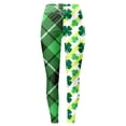 thumbnail image 3 of WILLBEST Leggings de Yoga Con Estampado Del Día de San Patricio Para Mujer, Cintura Alta, Para Entrenamiento, Correr, Deportes Atléticos, 877 Mediana, 3 of 3