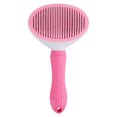 thumbnail image 1 of Peine para perros y gatos, cepillo para el pelo lavable para perros y gatos, cuidado de limpieza fácil de usar (rosa), 1 of 9
