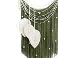 thumbnail image 6 of QSTDGVPW Macrame Wall Hanging Art Bohemian Macrame Wall Art for Bar Living Room Party Green, 6 of 9