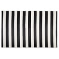 thumbnail image 4 of Outdoor Rug 4x6 Reversible Polypropylene Rug, Indoor/Outdoor Area Rug, Plastic Straw Mat, Black & White, 4 of 5