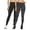 Nine Iron Zebra Black, variant on Felina Sueded Athleisure Performance Legging (2-Pack) Womens Leggings w/Slimming Waist Band Style: C3690RT (XX-Large, Black)