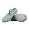 thumbnail image 2 of Girls Canvas Dance Shoes Soft Sole Practice Shoes Elastic Laces Toddler Kids Sizes 25-39, 2 of 3