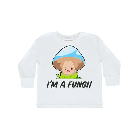 

Inktastic I m a Fungi with Mushroom Gift Toddler Boy or Toddler Girl Long Sleeve T-Shirt