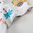 thumbnail image 3 of Defitshape Women's Cotton Pajama Shirt Cute Cartoon Short Sleeve Nightgown Soft Summer Sleep Shirt Printed Short Pj Lightweight Thigh Length Sleep Gown Sleepwear Style14 White Large, 3 of 4