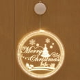 thumbnail image 1 of Qocolhg Christmas Window Lights Decorations, 9.4'' Large LED Christmas Window Hanging 3D Lights Decorations Battery Operated for Outdoor Indoor Windows Christmas Tree Party Holiday Wall (Santa Claus), 1 of 4