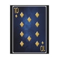 thumbnail image 3 of Ten Of Diamonds Space Background Playing Card Canvas Wall Art for Home Decor Ready-to-Hang, 3 of 18