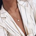 thumbnail image 3 of Collier de Couple Collier Pendentif en Forme de Serrure Classique Délicatement Simple Long Collier Choker Femmes Bijoux, 3 of 5