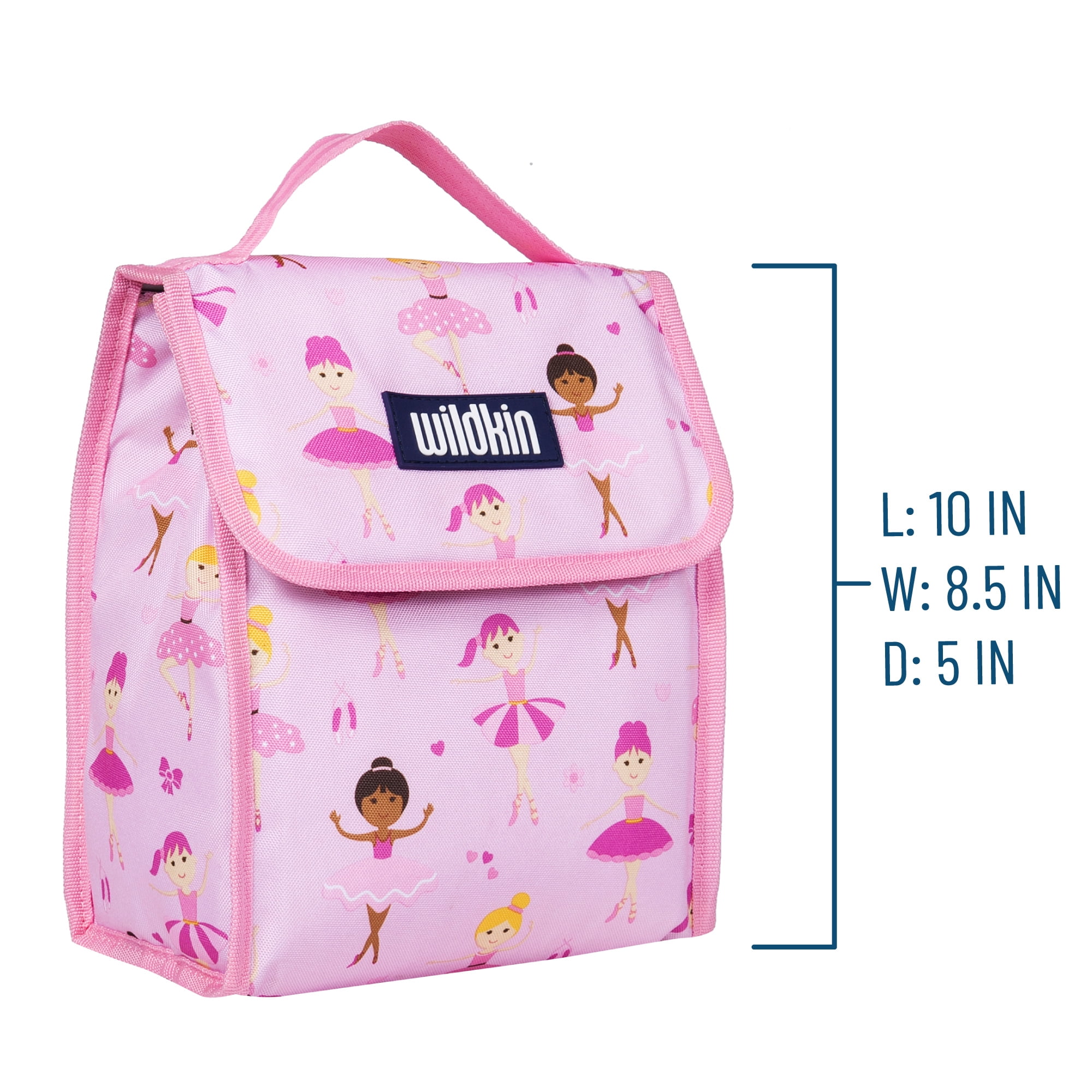 Wildkin Llamas and Cactus Pink Lunch Bag