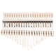 thumbnail image 1 of ColoMX 1 set DIY Craft Thumb Piano Bridge Accesorios clave Accesorios de pulgar Piano Decoración del hogar, 1 of 7