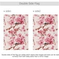 thumbnail image 3 of Spring Summer House Flag 28x40 Double Sided Cherry Blossom Watercolor Garden Yard Flags Welcome Spring Rustic Farmhouse Outdoor Banner Party Home Decor, 3 of 6